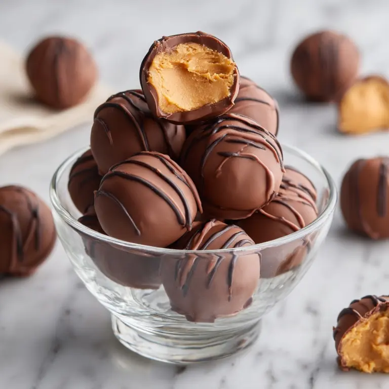 4 Ingredient Peanut Butter Balls Recipe