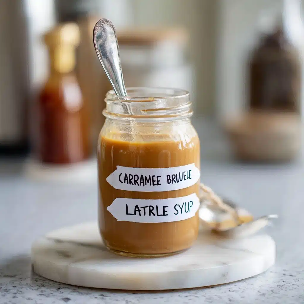 Caramel Brulee Latte Syrup Recipe - Recipe Image