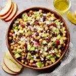 Feta & Cranberry Chickpeas with Lemon Vinaigrette Recipe