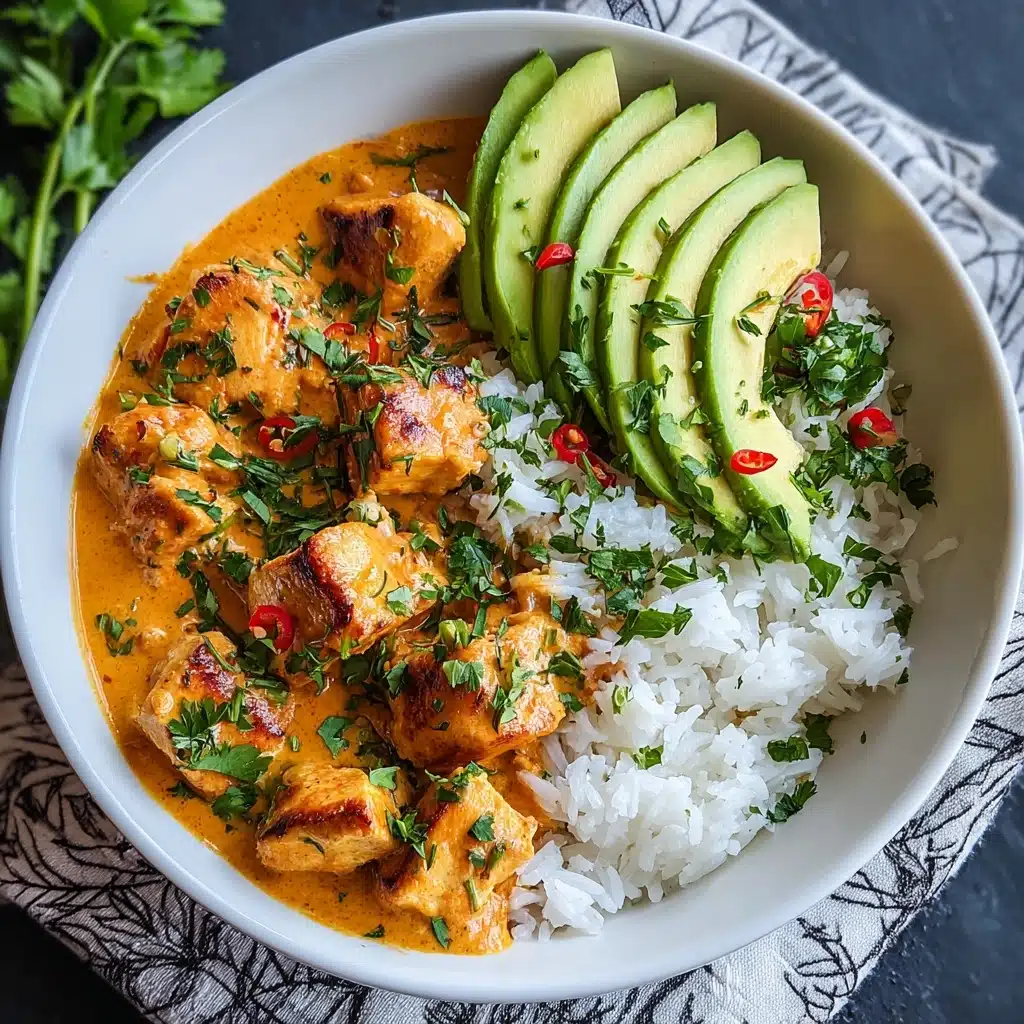 How to Make a Coconut Chicken Rice Bowl in 20 Minutes Recipe - Recipe Image