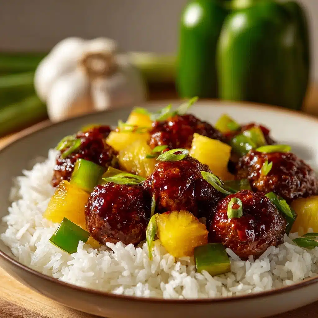 Hawaiian Meatballs Recipe - Recipe Image