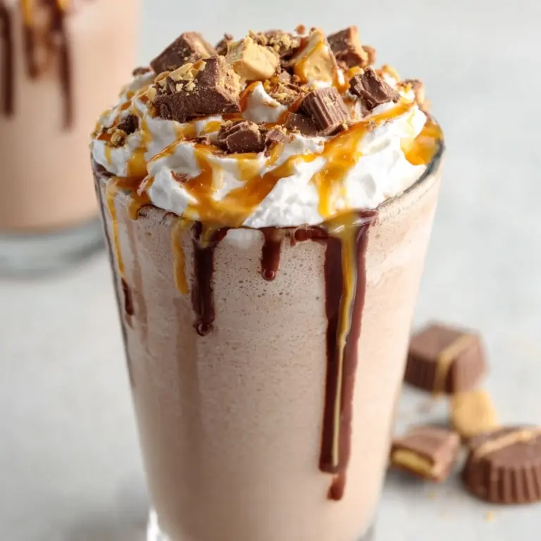 Peanut Butter Frozen Hot Chocolate Recipe