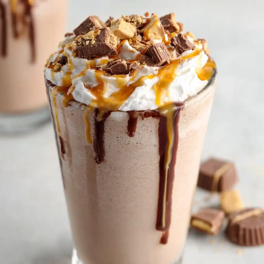 Peanut Butter Frozen Hot Chocolate Recipe - Recipe Image