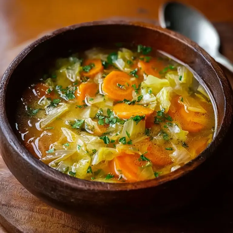 Cabbage Vegetable Soup Recipe