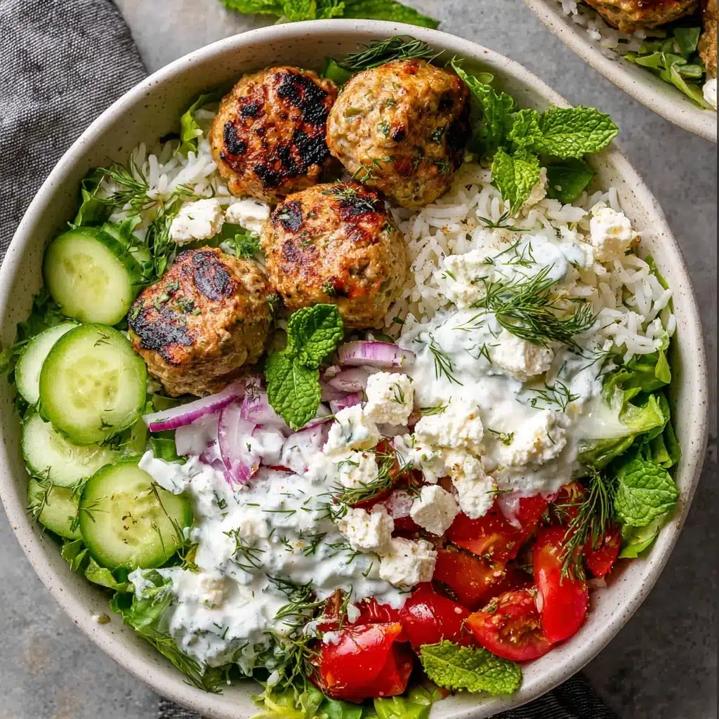 Greek Chicken Meatballs Recipe - Recipe Image