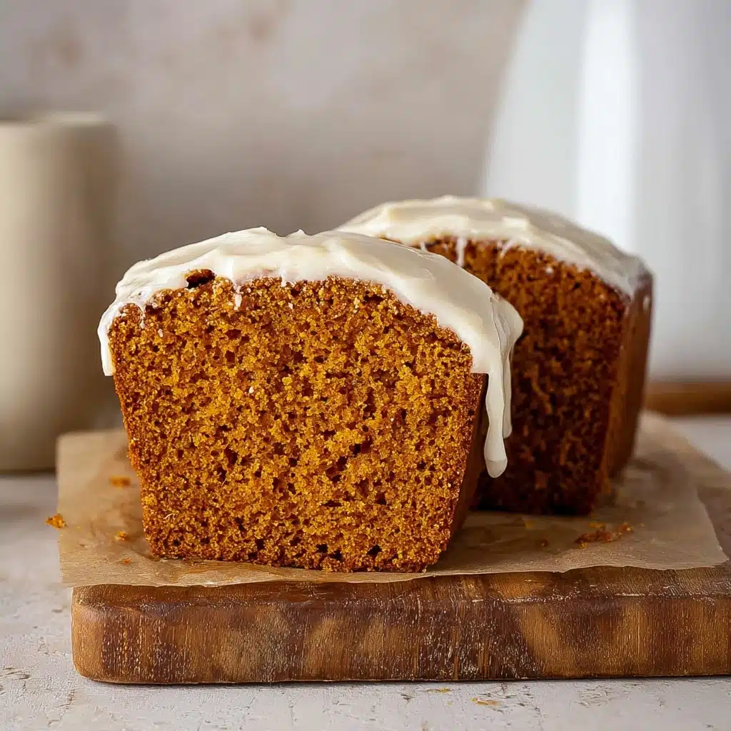Pumpkin Bread with Cream Cheese Frosting Recipe - Recipe Image