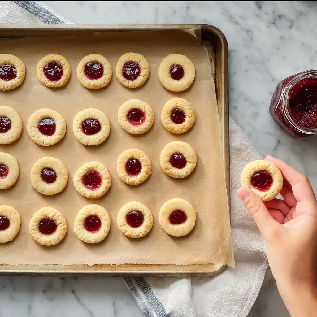 Cinnamon Sugar Thumbprint Cookies with Apple Butter Recipe - Recipe Image