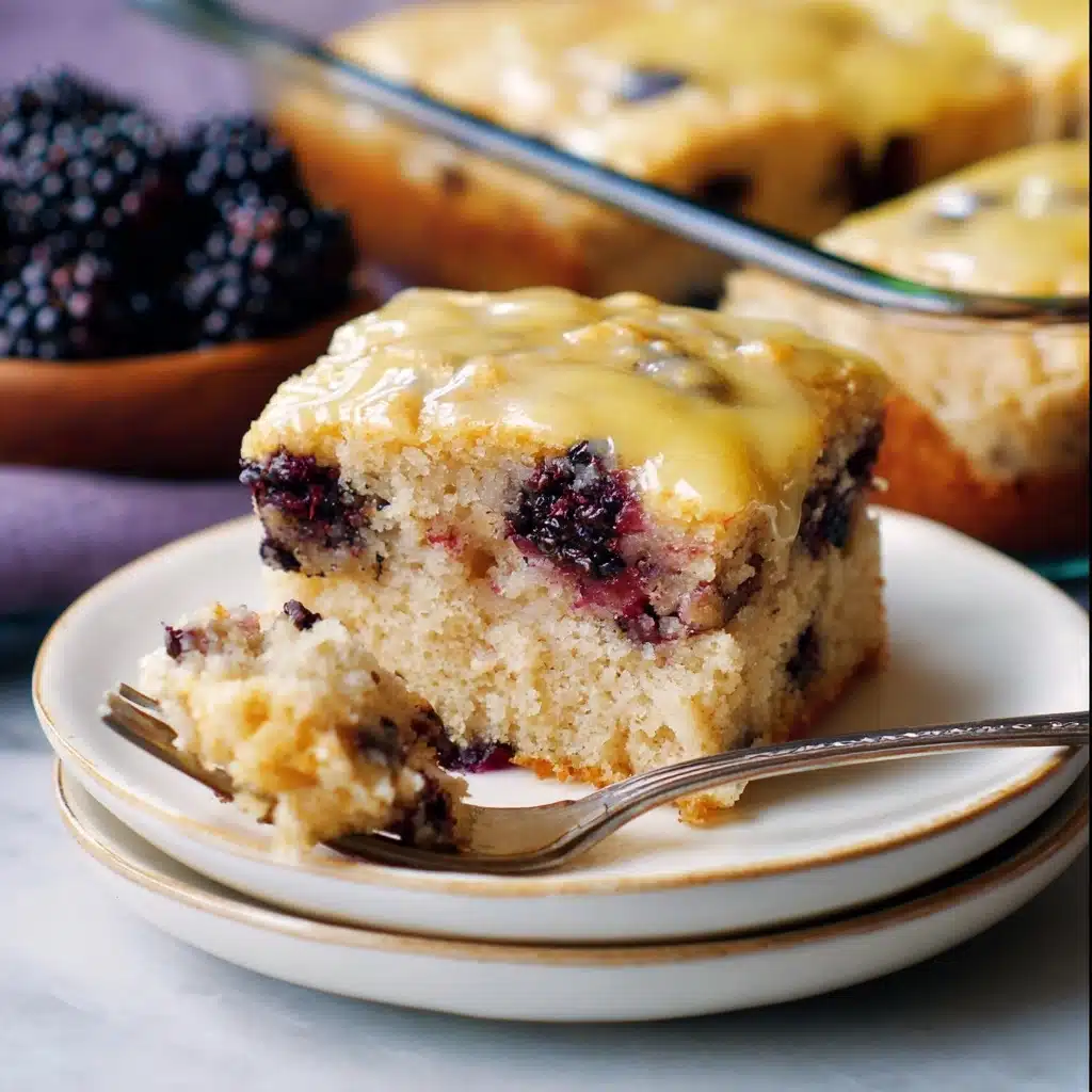 Blackberry Buttermilk Biscuits with Lemon Glaze Recipe - Recipe Image