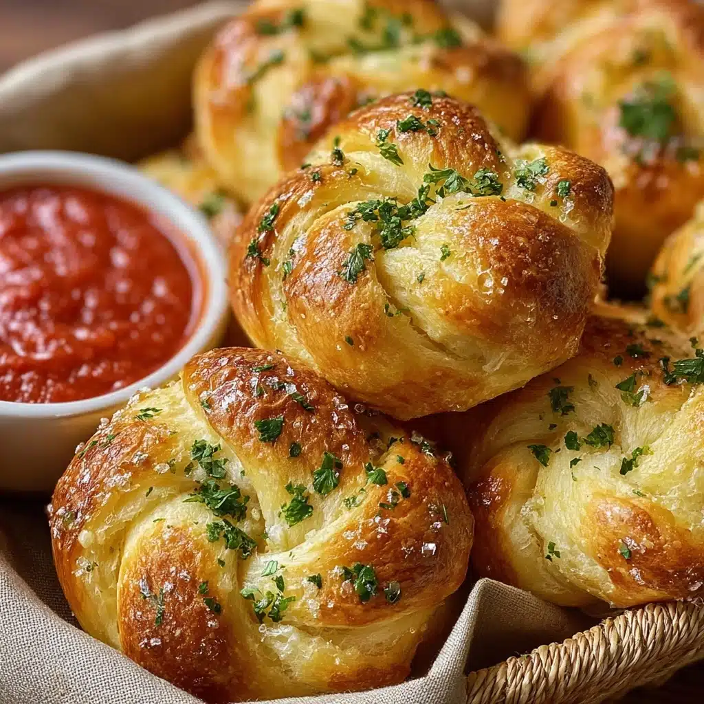 Garlic Knots Bread Simple and Delicious Recipe - Recipe Image