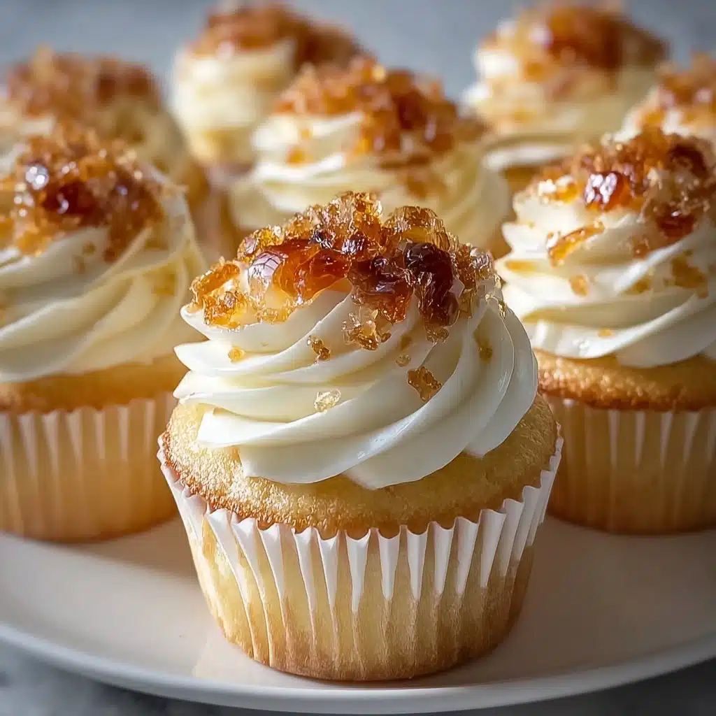 Vanilla Bean Creme Brulee Cheesecake Cupcakes Recipe - Recipe Image