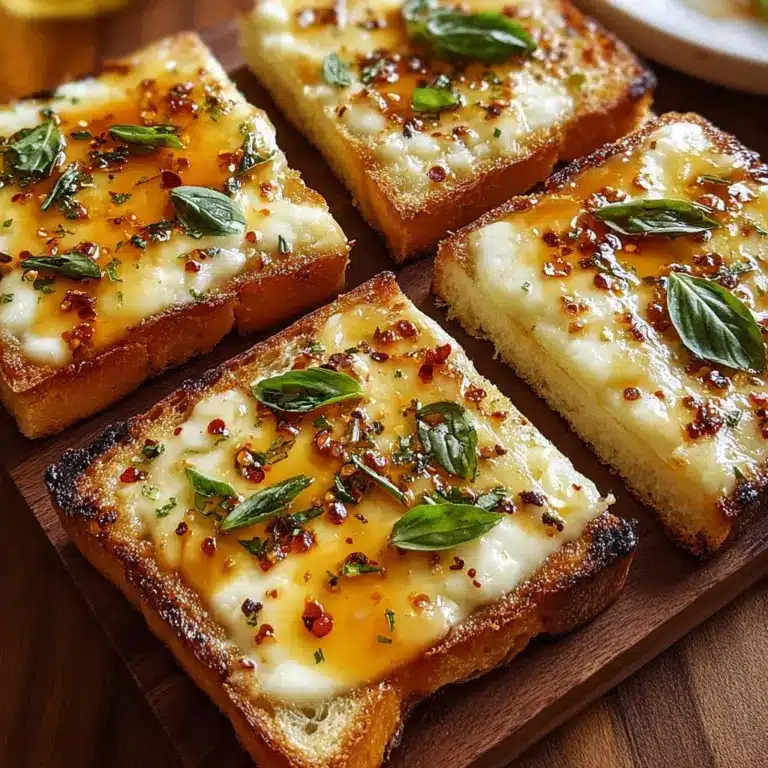 Hot Honey Garlic Bread Pizza Recipe