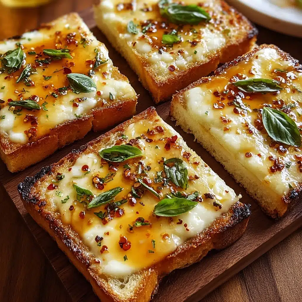 Hot Honey Garlic Bread Pizza Recipe