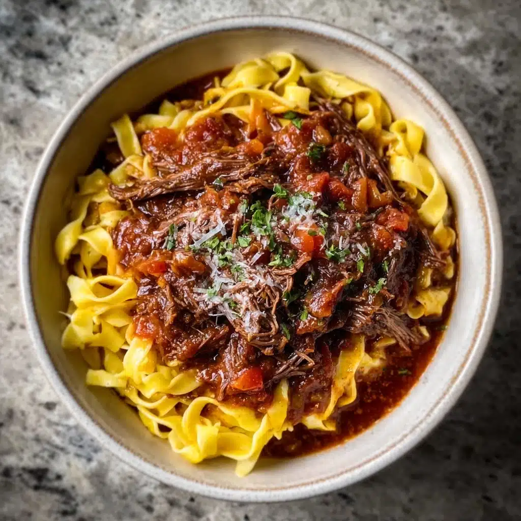 Sunday Slow Cooker Beef Ragu Recipe - Recipe Image