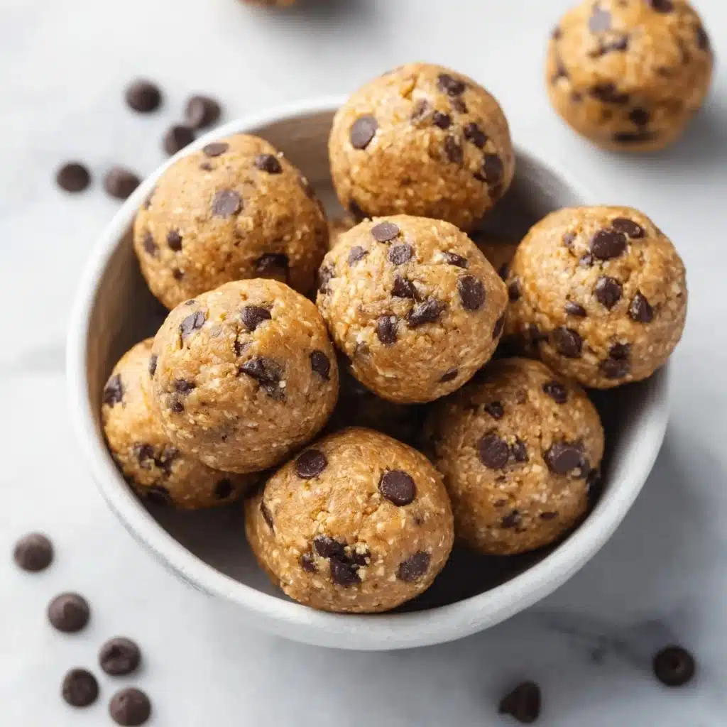 4-Ingredient Peanut Butter Chocolate Energy Bites Recipe - Recipe Image