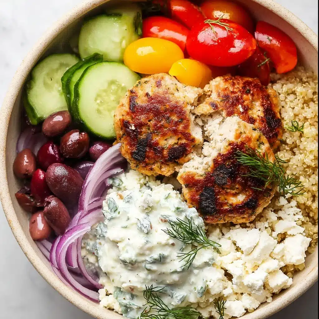 Greek Turkey Burgers Recipe - Recipe Image