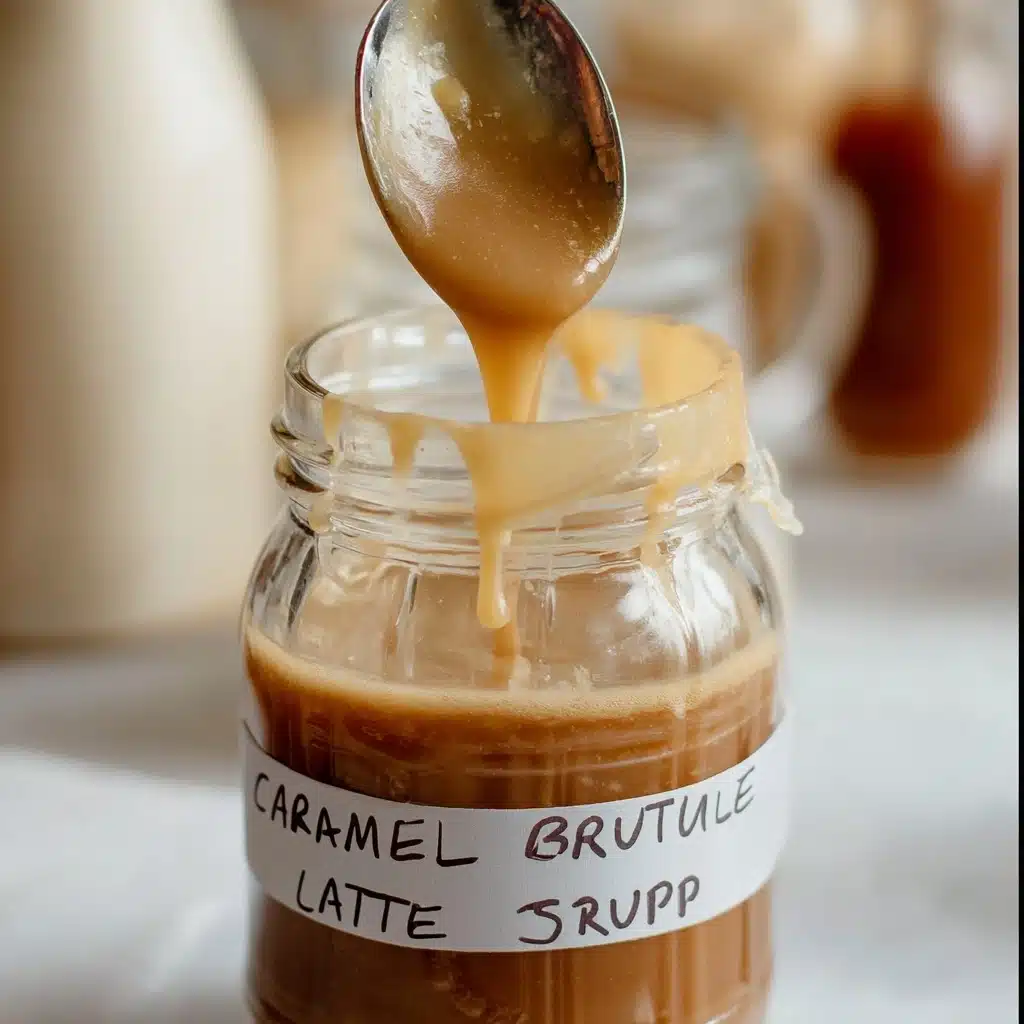 Caramel Brulee Latte Syrup Recipe - Recipe Image