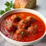 Authentic Homemade Italian Meatballs and Tomato Sauce Recipe