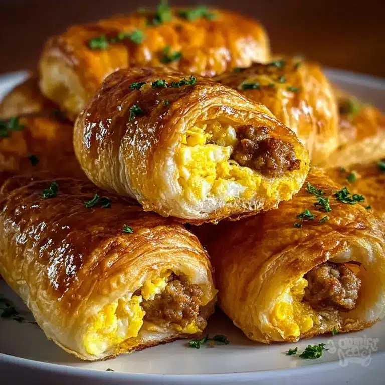 Sausage and Egg Breakfast Rolls Recipe