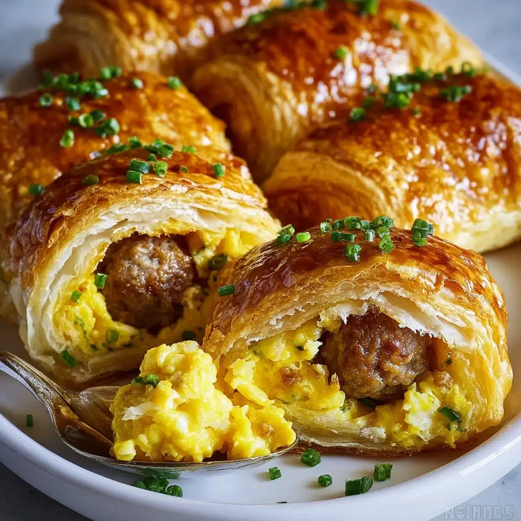 Sausage and Egg Breakfast Rolls Recipe - Recipe Image