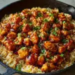 Smoky Chipotle BBQ Chicken and Rice Skillet Recipe