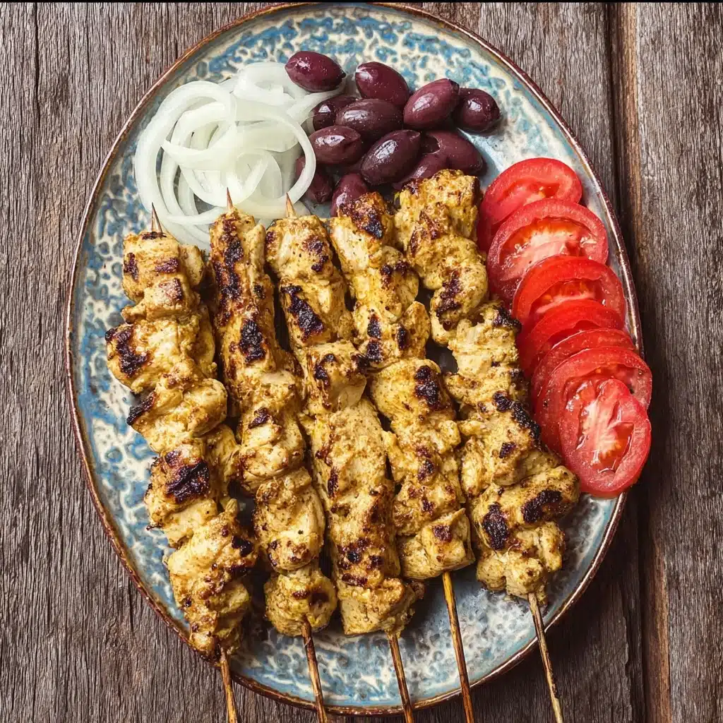Greek Chicken Souvlaki Recipe with Tzatziki Recipe