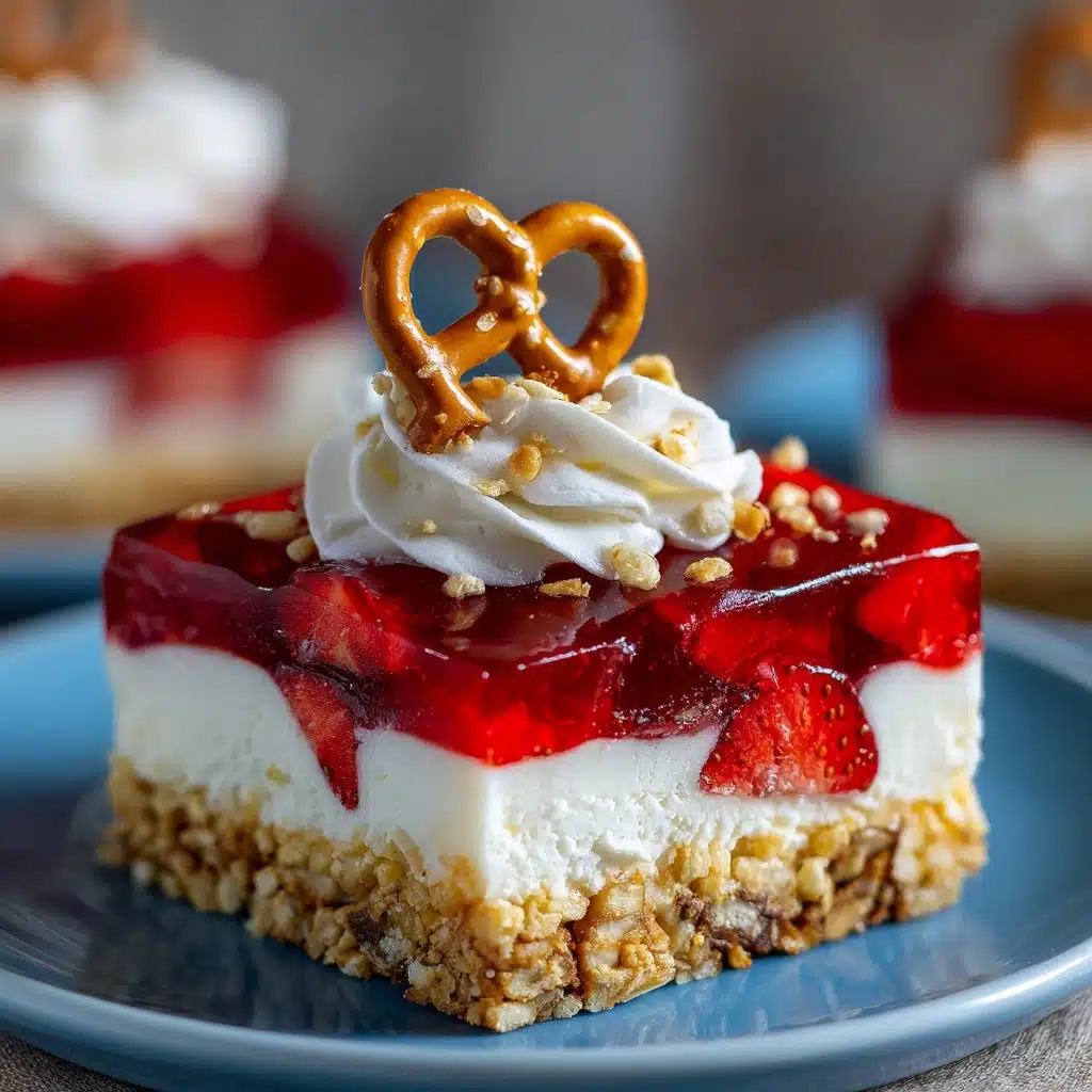 Strawberry Pretzel Salad Recipe - Recipe Image