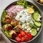 Greek Chicken Meatballs Recipe