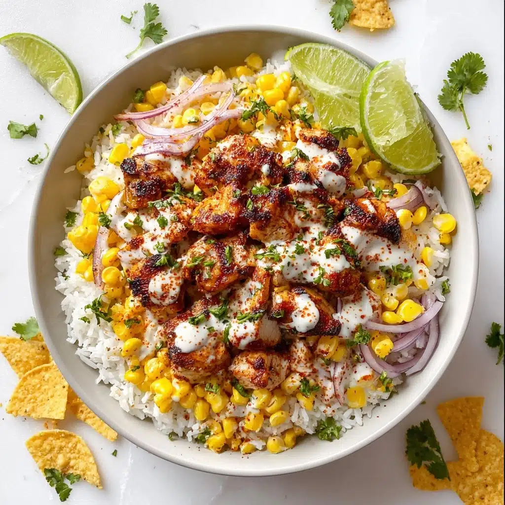 Street Corn Chicken Rice Bowl Recipe