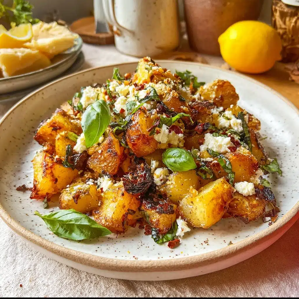 Baked Feta Potatoes Recipe - Recipe Image