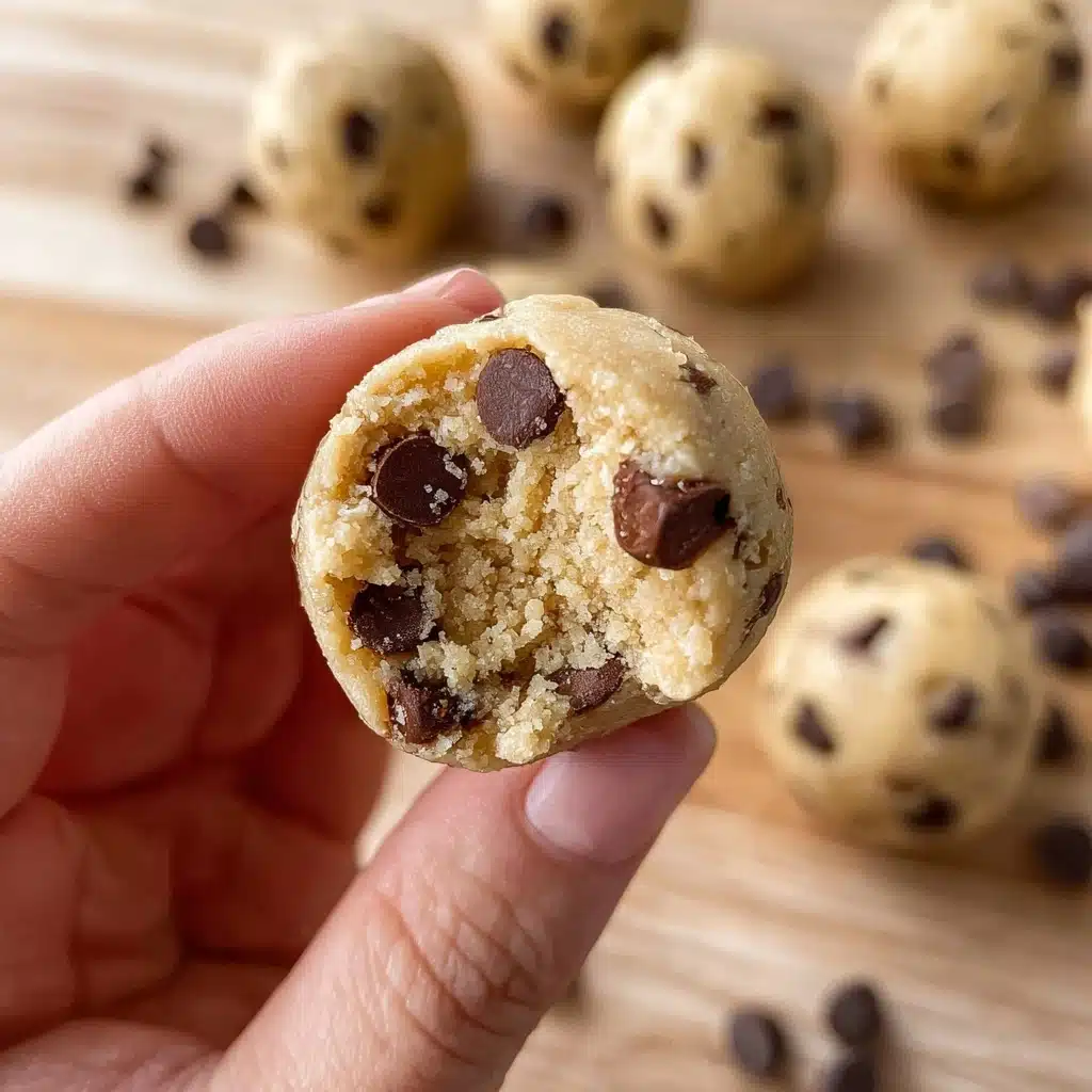Chickpea Cookie Dough Balls Recipe - Recipe Image