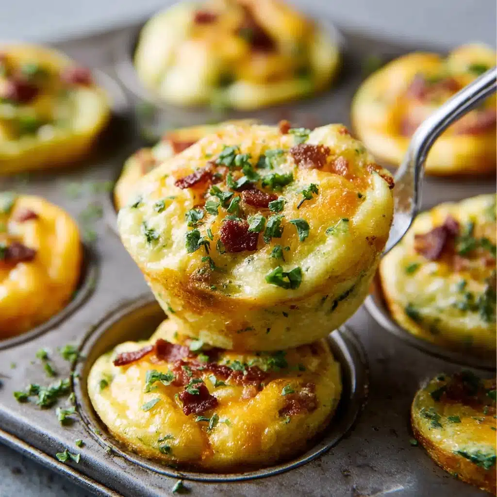Egg Muffin Breakfast – Keto Low-Carb Cups Recipe - Recipe Image