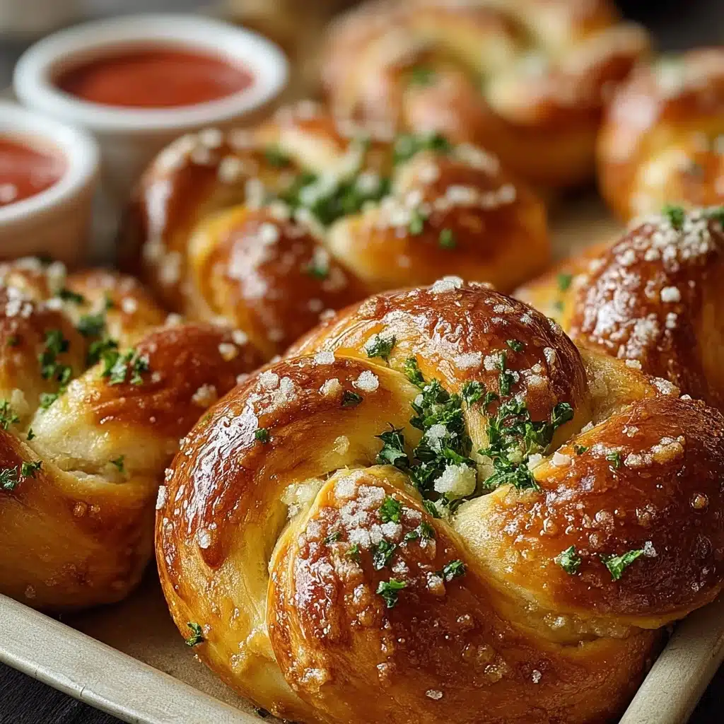Garlic Knots Bread Simple and Delicious Recipe - Recipe Image