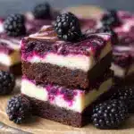 Blackberry Cheesecake Brownies Recipe