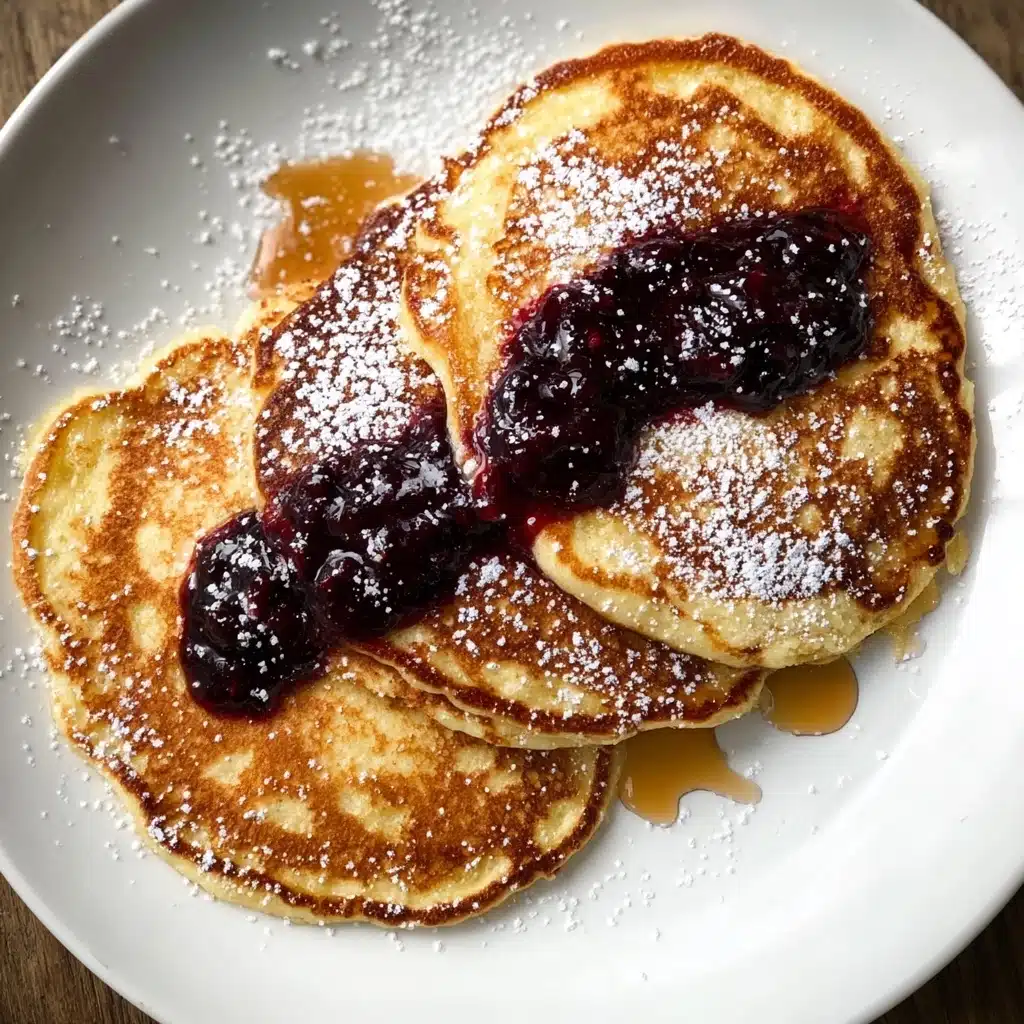 Cherry and Lemon Ricotta Pancakes Recipe - Recipe Image