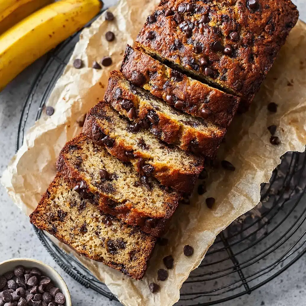 Super Moist Chocolate Chip Banana Bread Recipe