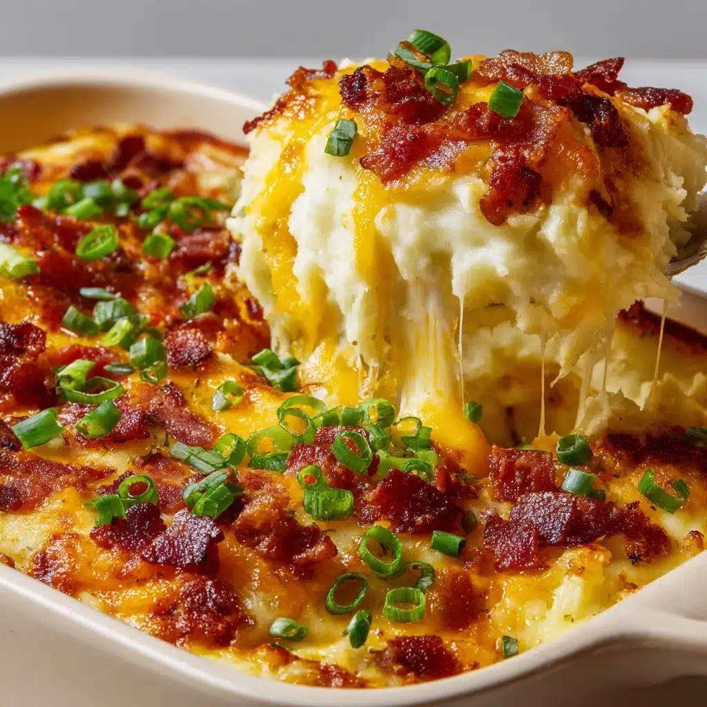 Loaded Mashed Potato Casserole Recipe - Recipe Image