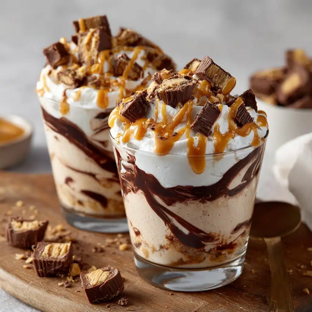 Peanut Butter Frozen Hot Chocolate Recipe - Recipe Image