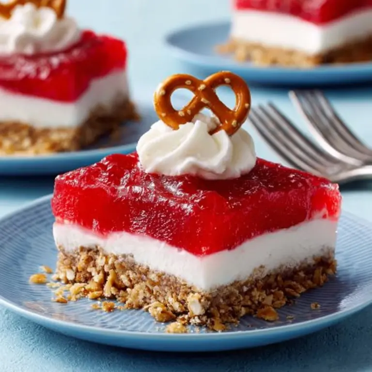 Strawberry Pretzel Salad Recipe