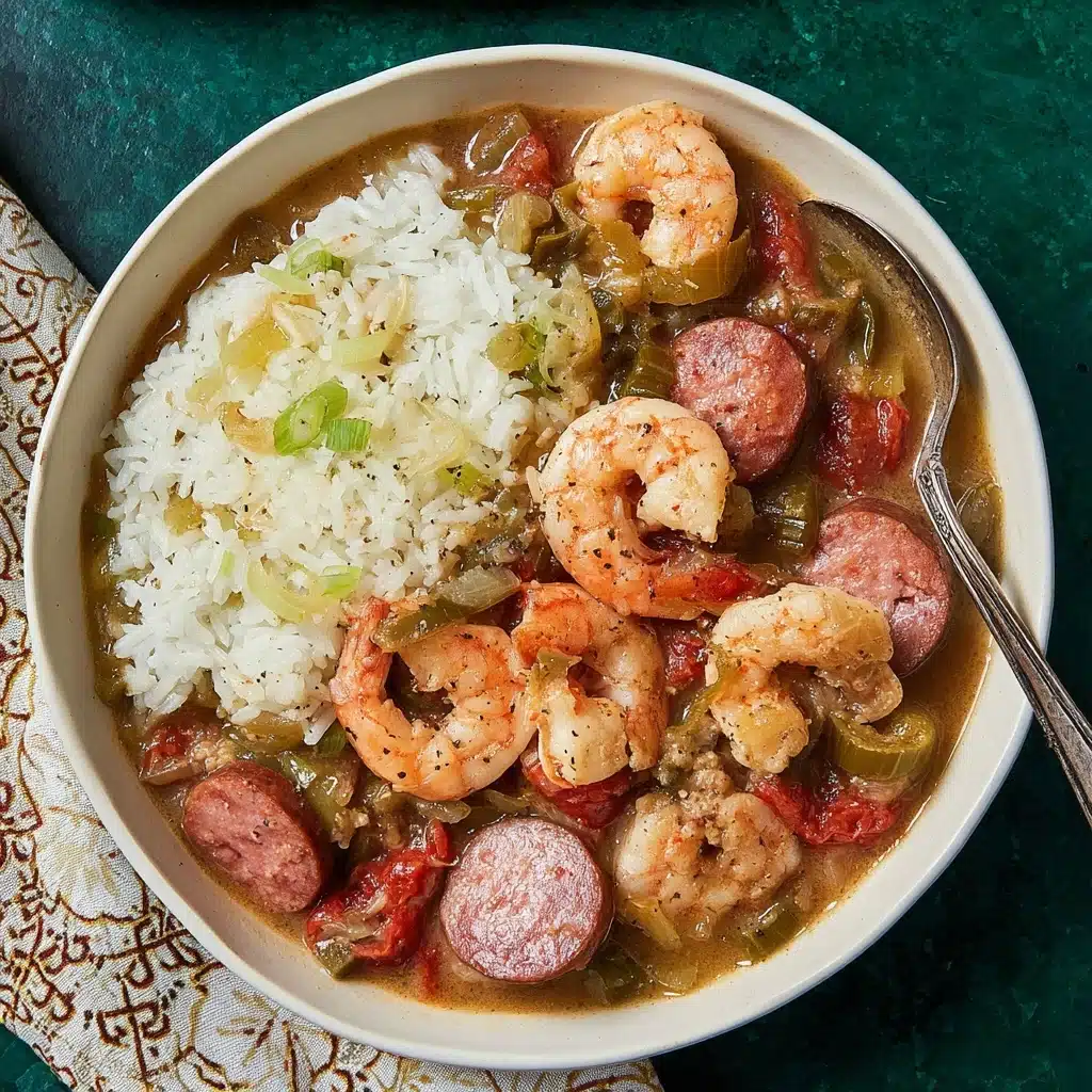 Easy Shrimp & Sausage Gumbo Recipe