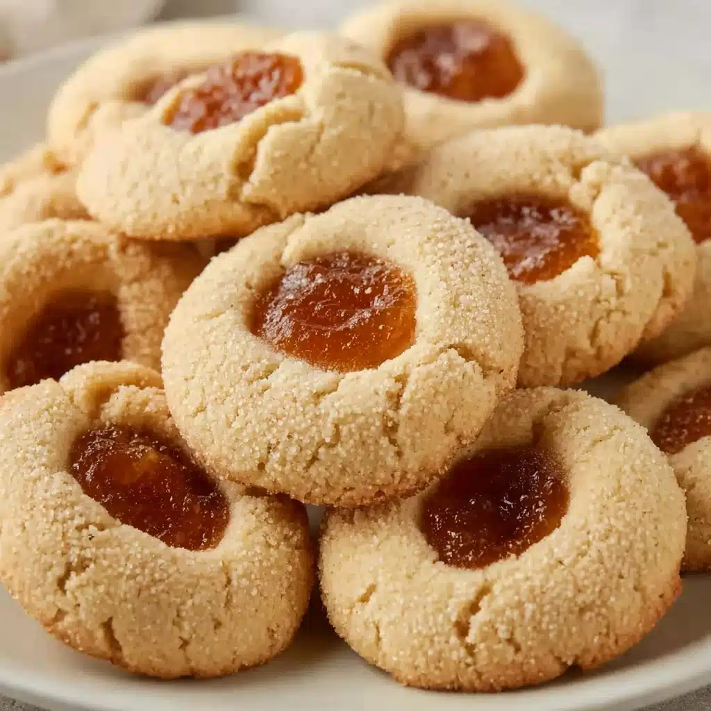 Cinnamon Sugar Thumbprint Cookies with Apple Butter Recipe