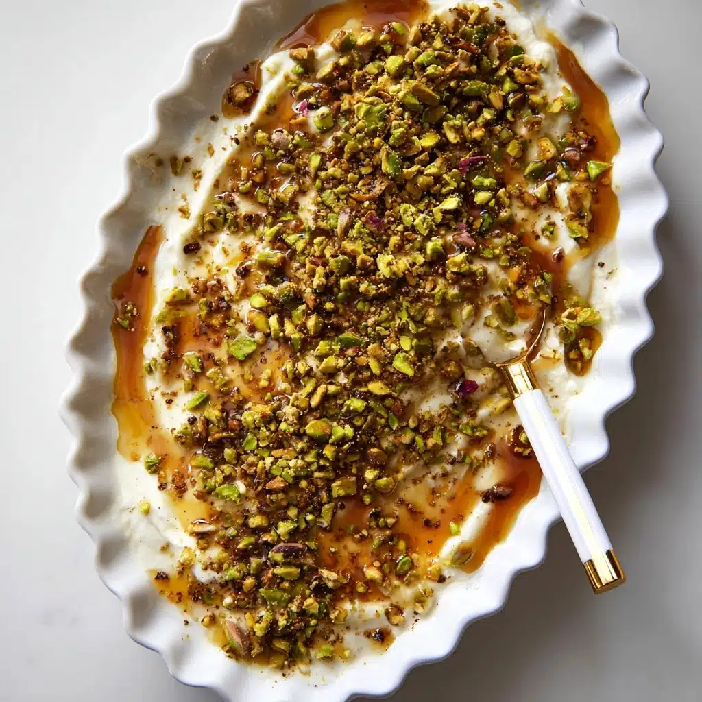 Boursin Appetizer with Pistachios and Honey Recipe