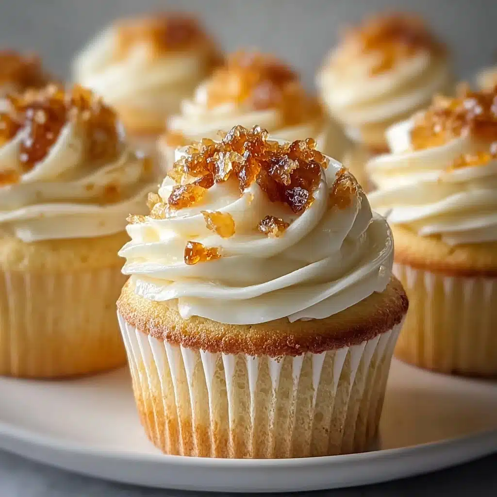 Vanilla Bean Creme Brulee Cheesecake Cupcakes Recipe - Recipe Image