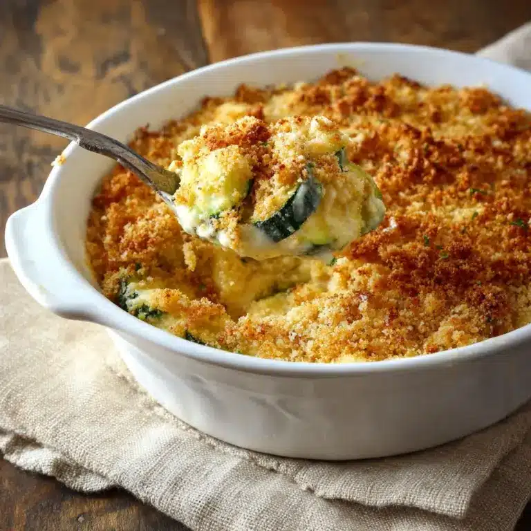 Easy Cheesy Zucchini Casserole Recipe