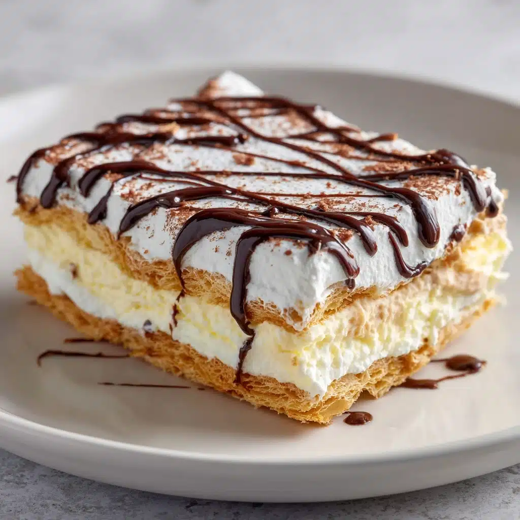 Eclair Cream Puff Dessert Recipe - Recipe Image