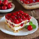 No-Bake Cherry Eclair Dessert Recipe