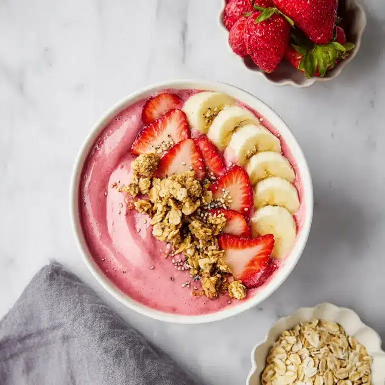 Strawberry Smoothie Bowl Recipe