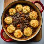 Tasty Beef Stew and Dumplings Recipe