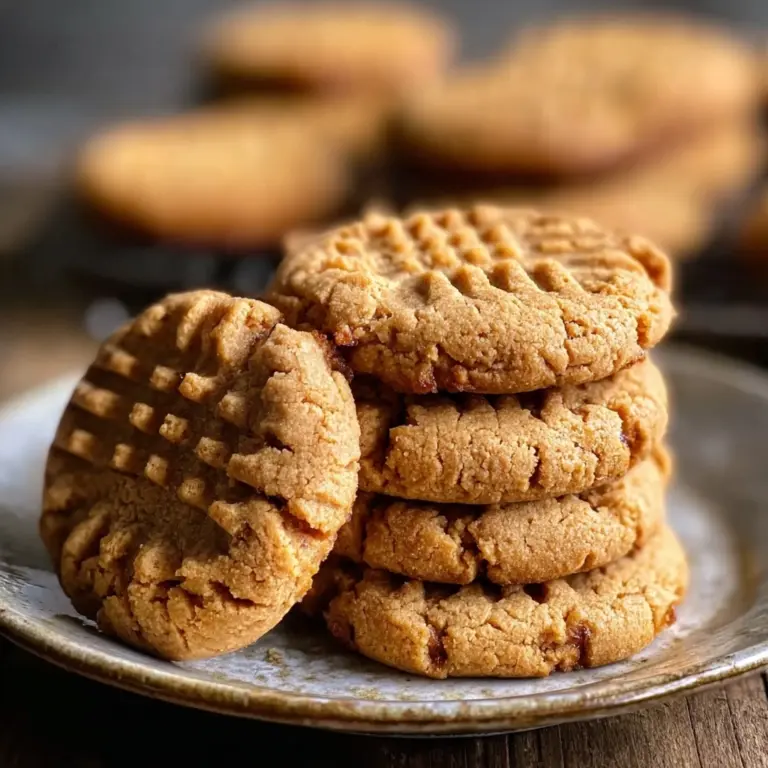 Classic Peanut Butter Cookies Recipe