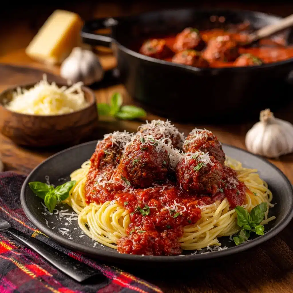 Sunday Sauce and Meatballs Recipe - Recipe Image