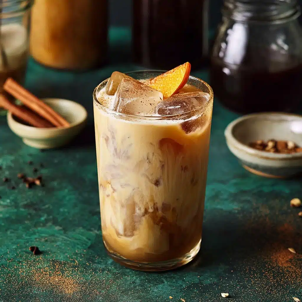 Apple Crisp Cold Brew Latte Recipe - Recipe Image